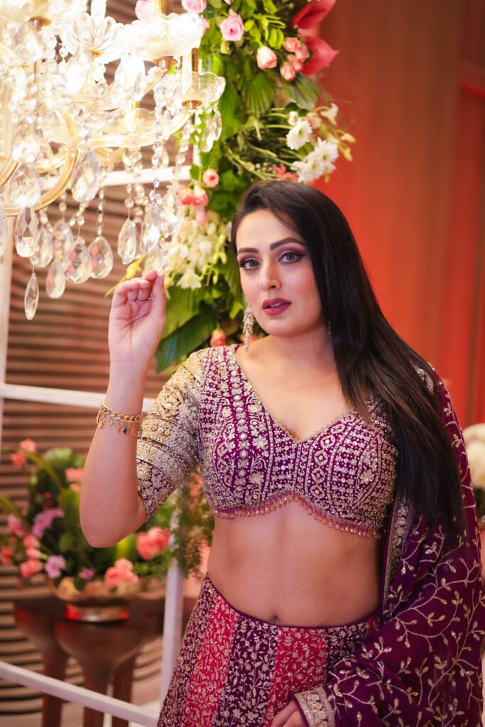 Rupa Khurana Professional Anchor Rupa Khurana model and emcee posing in elegant evening attire
